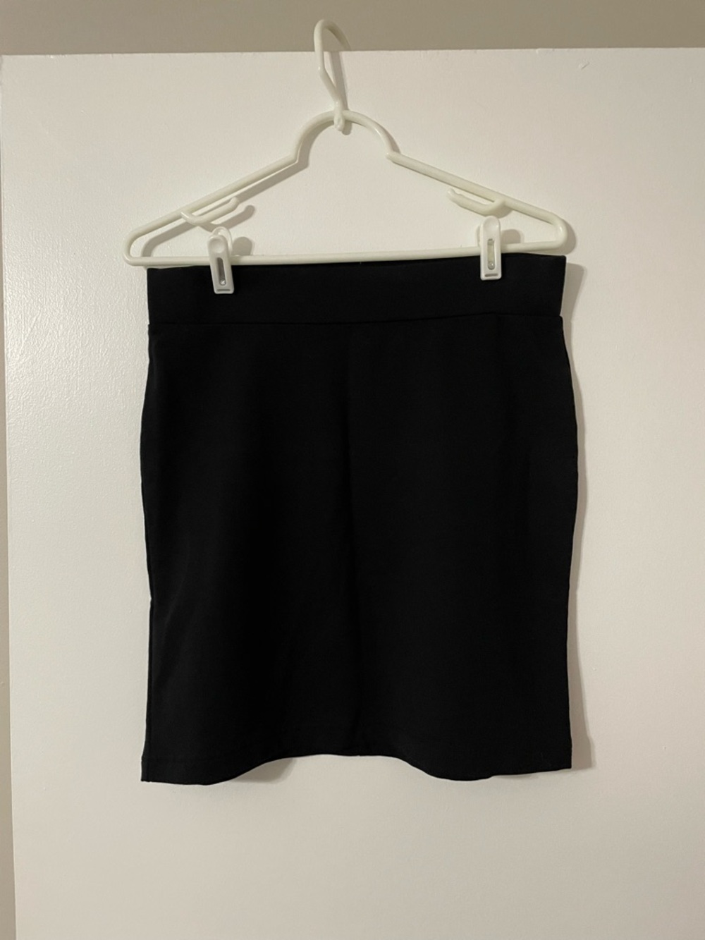 Pure Jill Black Stretch Pencil Skirt